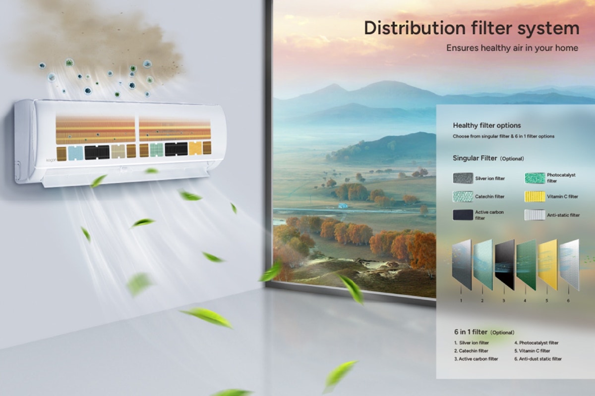 Kogan SmarterHome™ 2.6kW Inverter Split System Air Conditioner (Reverse Cycle)