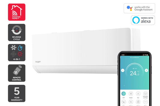 Kogan SmarterHome™ 8.2kW Inverter Split System Air Conditioner (Reverse Cycle) - White