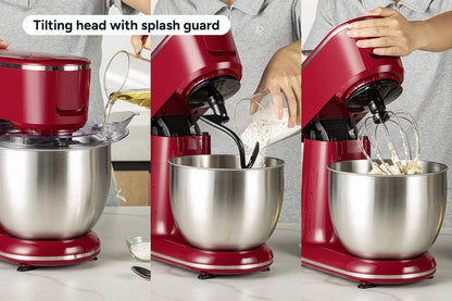 Kogan 5L Stand Mixer (Red)