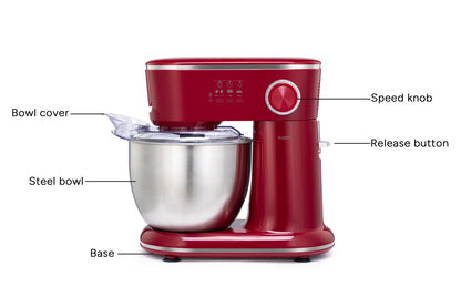 Kogan 5L Stand Mixer (Red)