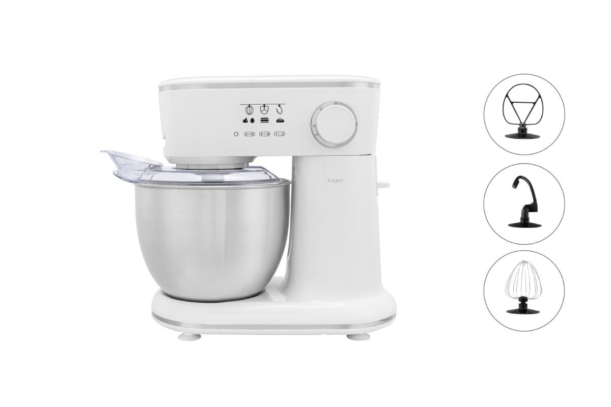 Kogan 600W Stand Mixer (White)