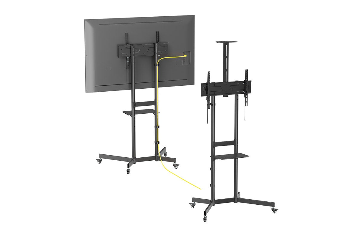 Kogan Heavy Duty Portable TV Floor Stand with Camera Shelf for 37" - 70" TVs