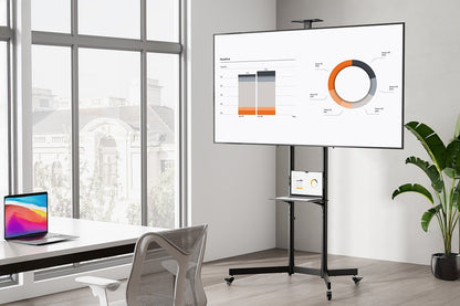 Kogan Heavy Duty Portable TV Floor Stand with Camera Shelf for 37" - 70" TVs