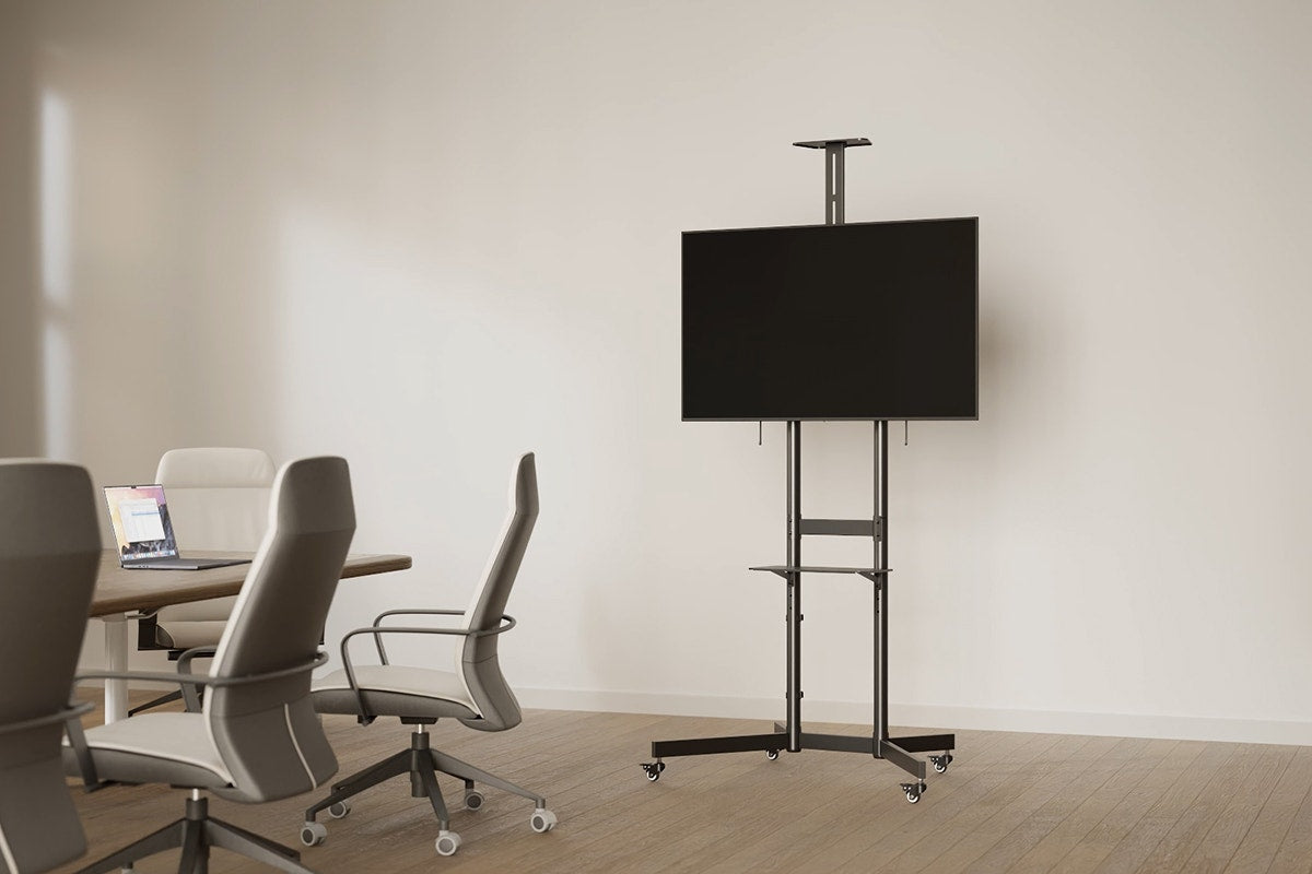 Kogan Heavy Duty Portable TV Floor Stand with Camera Shelf for 37" - 70" TVs