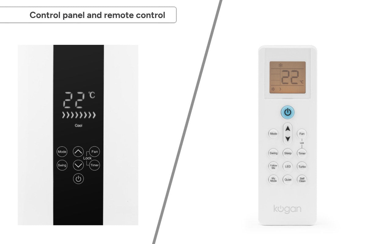 Kogan SmarterHome™ 3.5kW Vertical Window Air Conditioner