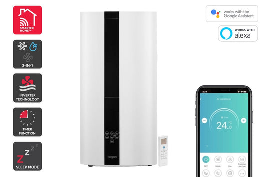 Kogan SmarterHome™ 3.5kW Inverter Vertical Window Air Conditioner