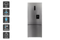 Kogan 412L Bottom Mount Fridge with Water Dispenser - Stainless Steel