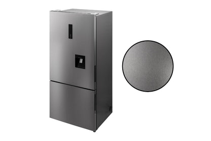 Kogan 412L Bottom Mount Fridge with Water Dispenser (Stainless Steel)