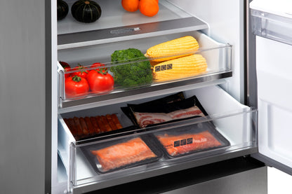 Kogan 412L Bottom Mount Fridge with Water Dispenser (Stainless Steel)