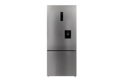 Kogan 412L Bottom Mount Fridge with Water Dispenser - Stainless Steel