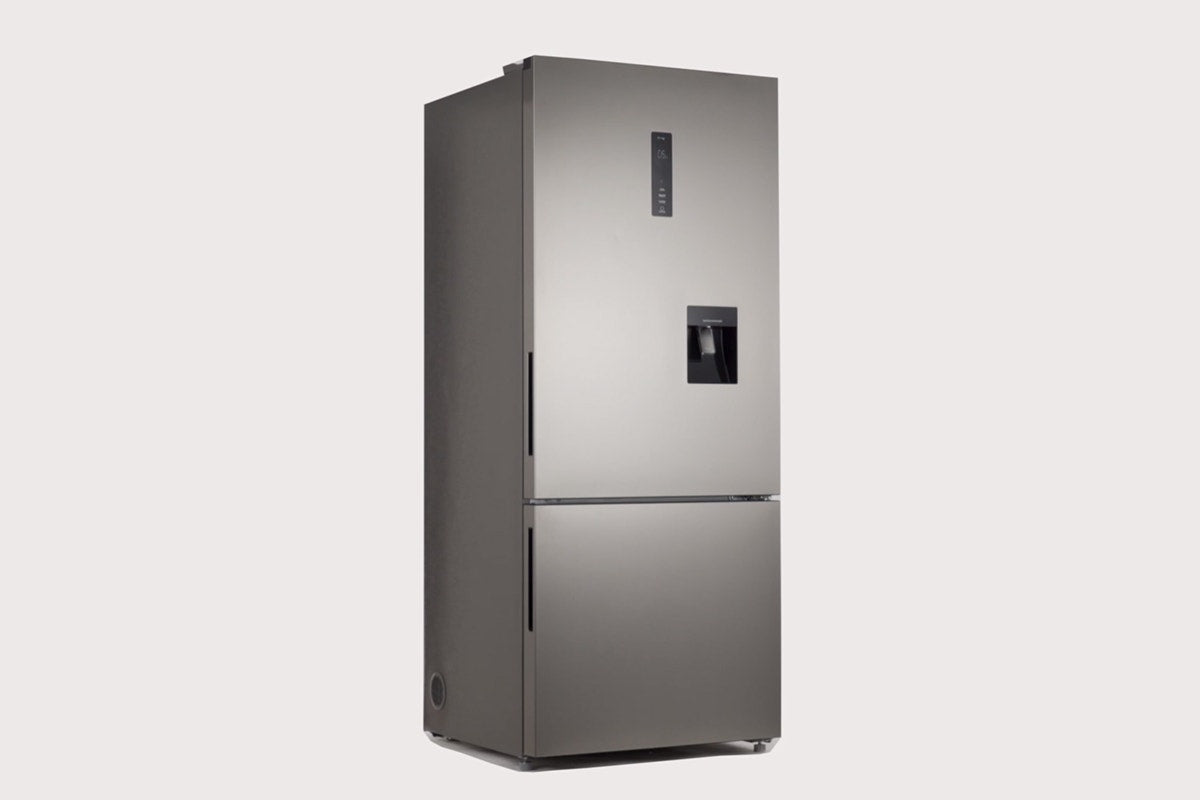 Kogan 412L Bottom Mount Fridge with Water Dispenser (Stainless Steel)