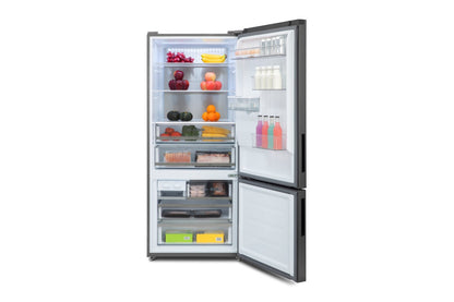 Kogan 412L Bottom Mount Fridge with Water Dispenser (Dark Stainless Steel)