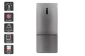 Kogan 416L Bottom Mount Fridge - Stainless Steel