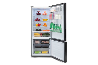 Kogan 416L Bottom Mount Fridge (Dark Stainless Steel)