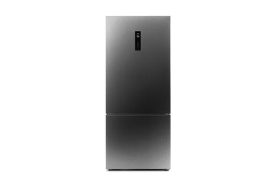 Kogan 416L Bottom Mount Fridge - Dark Stainless Steel
