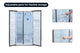 Kogan 631L Side by Side Fridge with Water Dispenser (Stainless Steel)