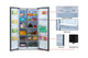 Kogan 631L Side by Side Fridge with Water Dispenser (Black Stainless Steel)