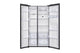 Kogan 631L Side by Side Fridge with Water Dispenser (Black Stainless Steel)
