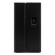 Kogan 631L Side by Side Fridge with Water Dispenser (Black Stainless Steel)
