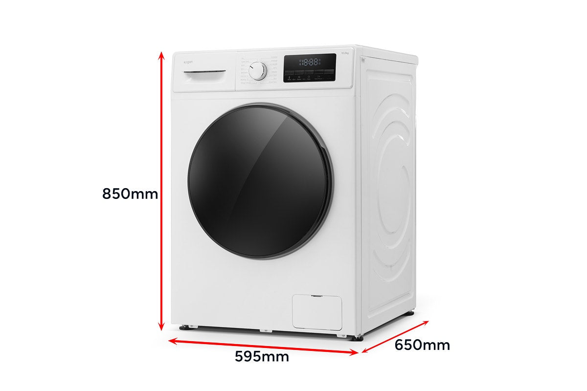 Kogan 10kg Front Load BLDC Inverter Washing Machine (White)