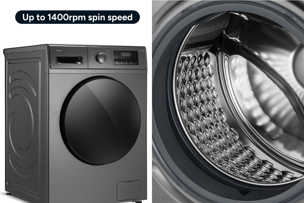 Kogan 10kg Front Load BLDC Inverter Washing Machine (Graphite)