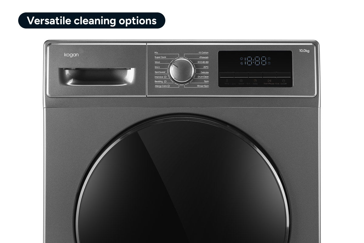 Kogan 10kg Front Load BLDC Inverter Washing Machine (Graphite)