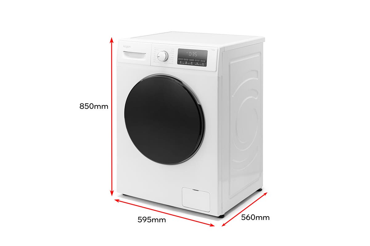 Kogan 7.5kg Front Load BLDC Inverter Washing Machine (White)