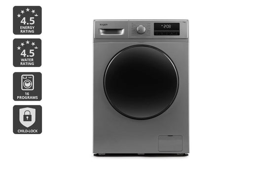Kogan 7.5kg Front Load BLDC Inverter Washing Machine (Graphite) - Auzzistore