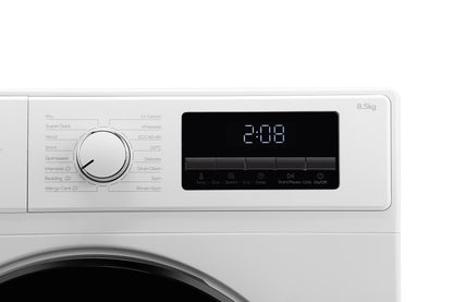 Kogan 8.5kg Front Load BLDC Inverter Washing Machine (White)