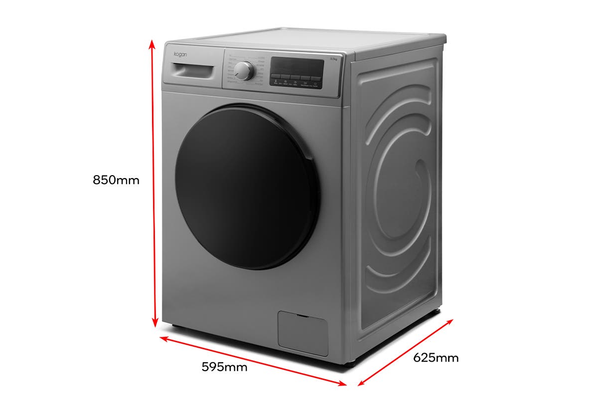 Kogan 8.5kg Front Load BLDC Inverter Washing Machine (Graphite)