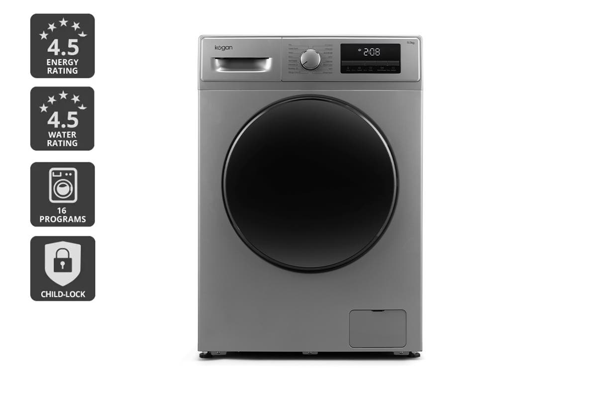 Kogan 8.5kg Front Load BLDC Inverter Washing Machine (Graphite)