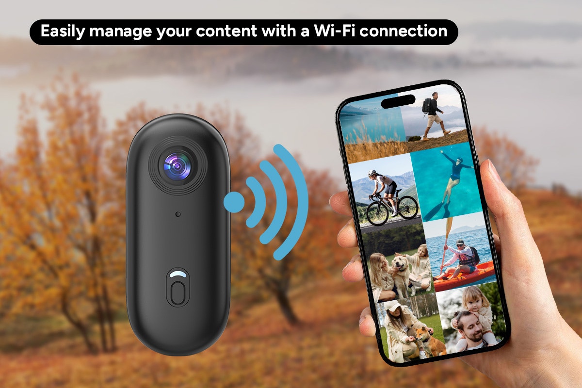 Kogan 1080P Mini Action Camera with Magnetic Mount & Waterproof Case ...