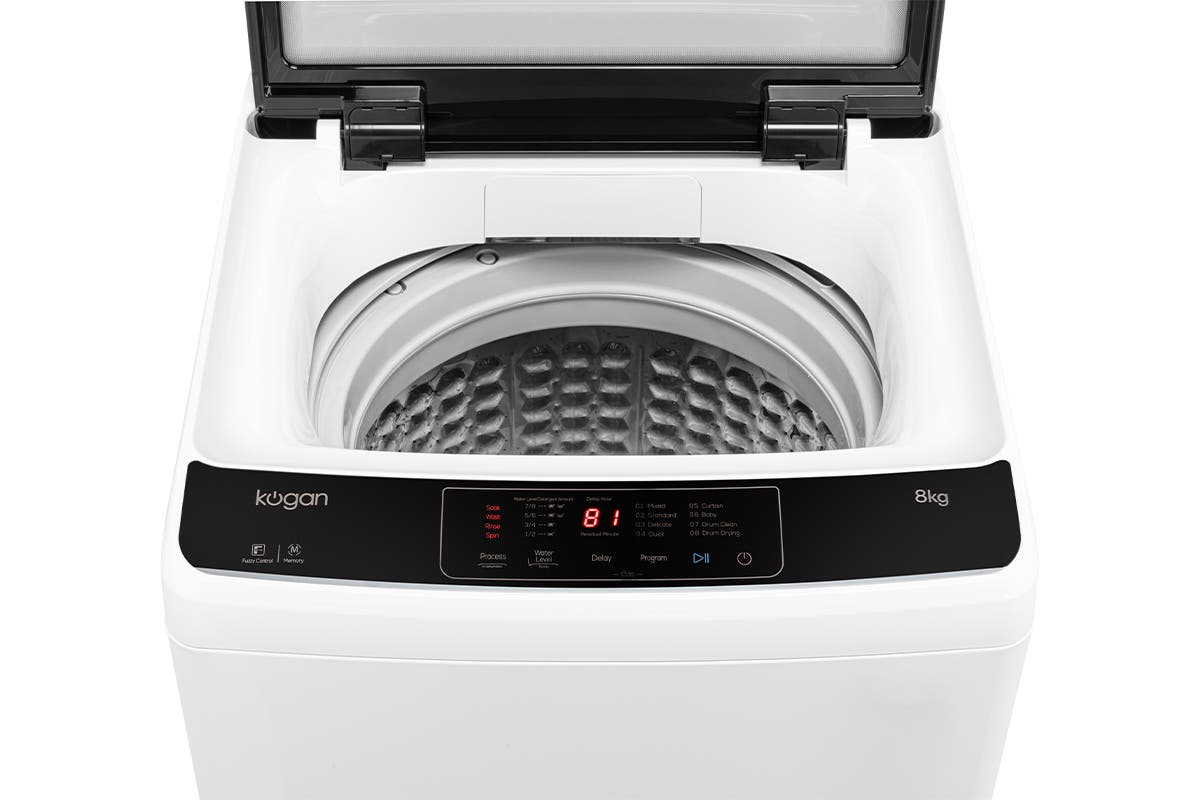 Kogan 8kg Top Load Washing Machine (White)