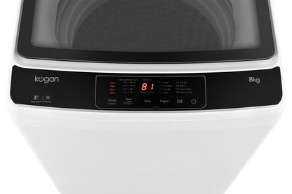 Kogan 8kg Top Load Washing Machine (White)