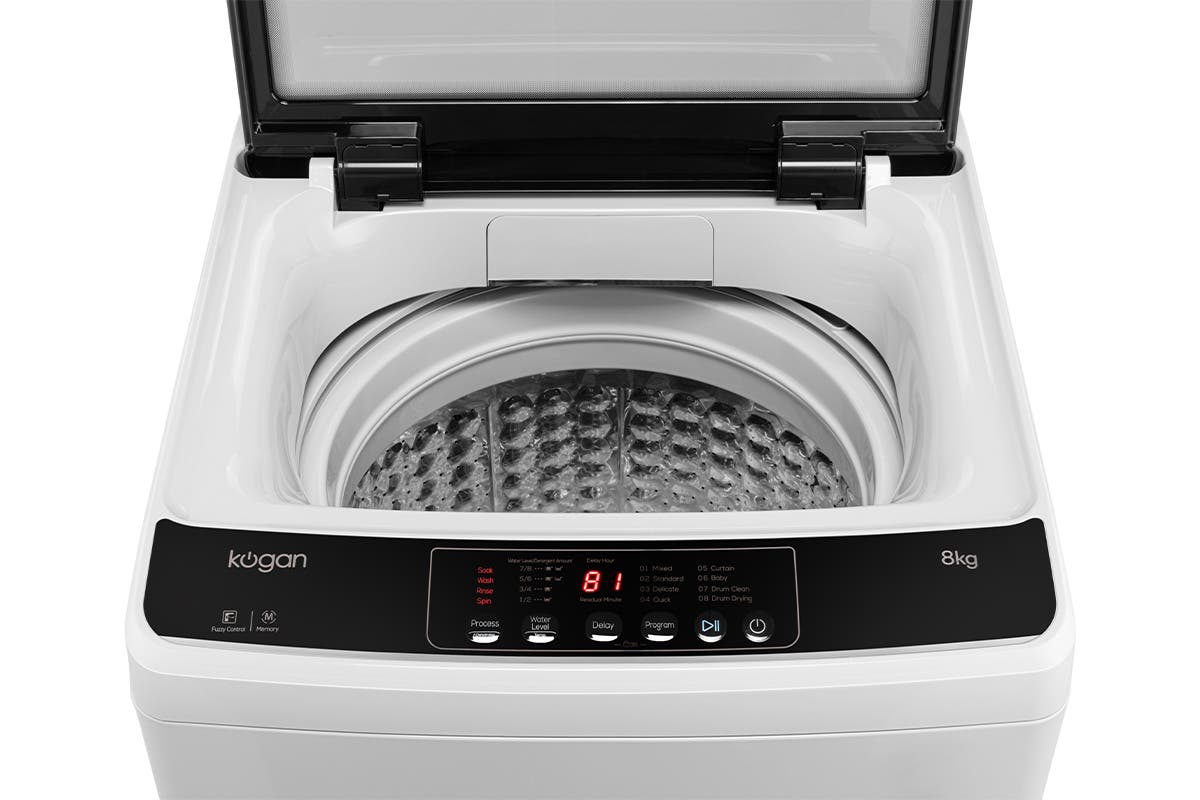 Kogan 8kg Top Load Washing Machine (Grey)