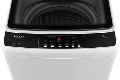 Kogan 8kg Top Load Washing Machine (Grey)