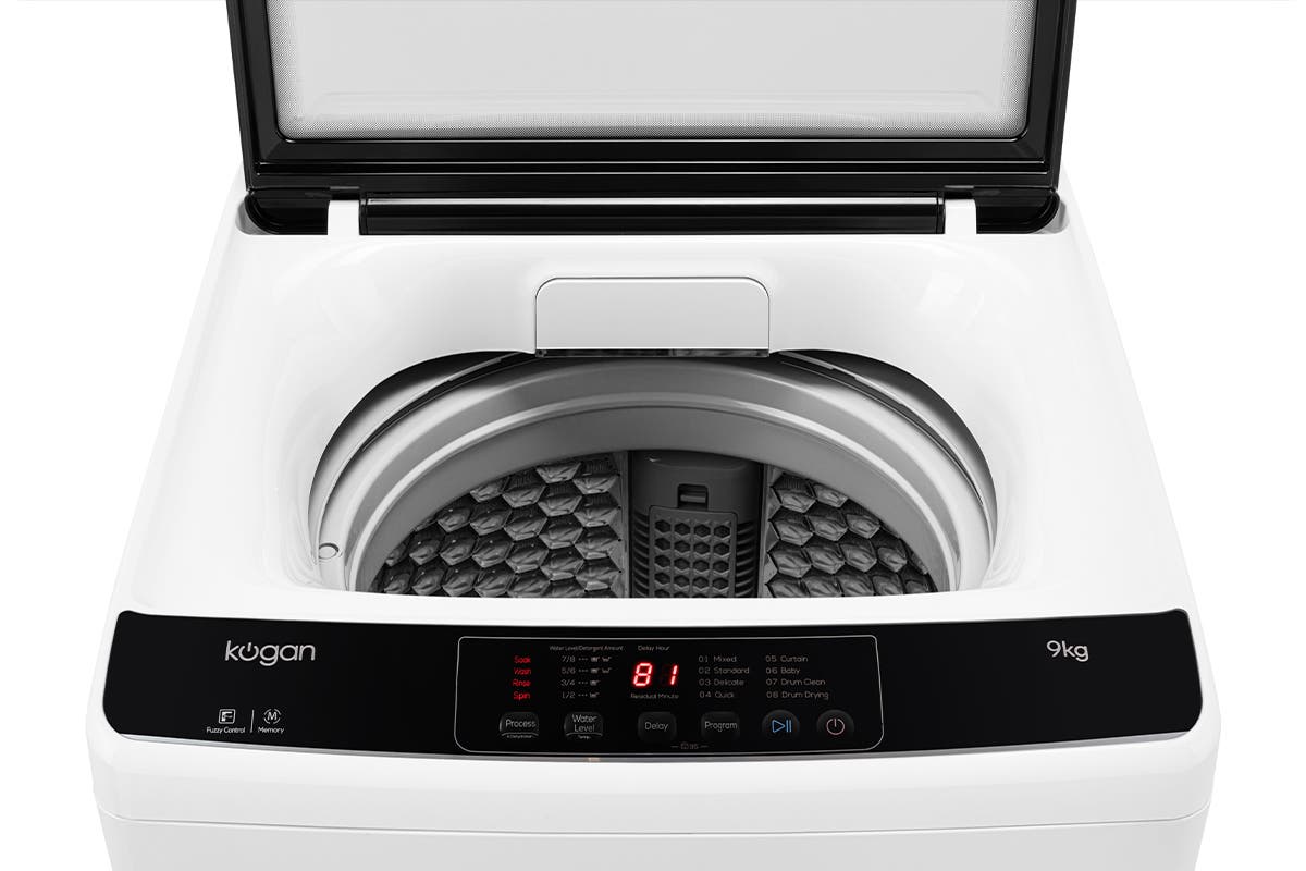 Kogan 9kg Top Load Washing Machine (White)