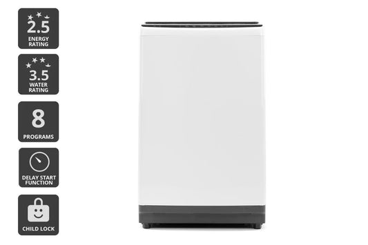 Kogan 9kg Top Load Washing Machine (White)
