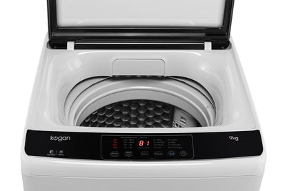 Kogan 9kg Top Load Washing Machine (Grey)