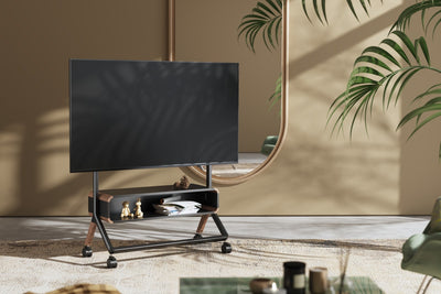 Kogan Studio TV Cart with Cabinet for 49" - 75" TVs