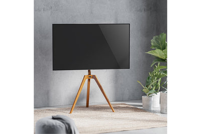 Kogan Scandinavian Studio TV Stand for 45"-65" TVs - Walnut
