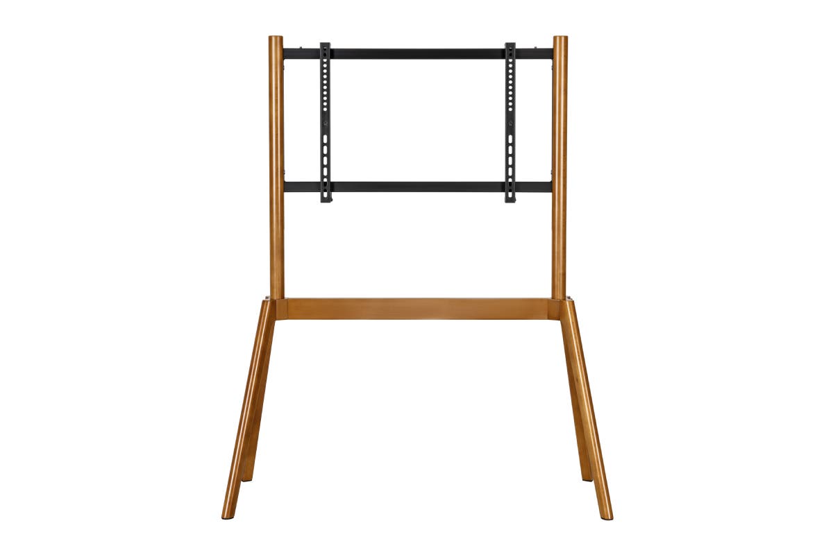 Kogan Scandinavian Studio TV Floor Stand for 49"-75" TVs (Walnut)