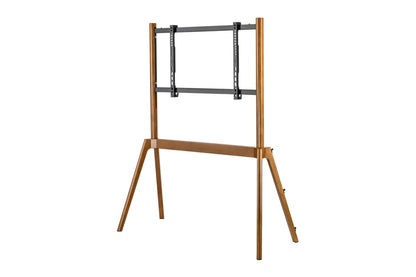 Kogan Scandinavian Studio TV Floor Stand for 49"-75" TVs (Walnut)