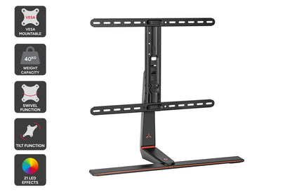 Kogan RGB Lighting Gaming Tabletop TV Stand for 37"-65" TVs