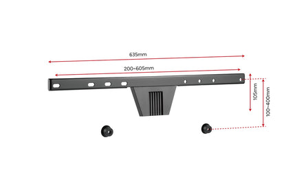 Kogan Thinline Ultra Slim Low Profile Fixed TV Wall Mount for 37" - 80" TVs