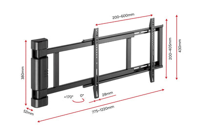 Kogan Motorised Swing TV Mount for 32" - 75" TVs