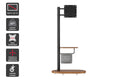 Kogan Portable TV Display Stand with Shelf for 17" - 43" TVs - Black