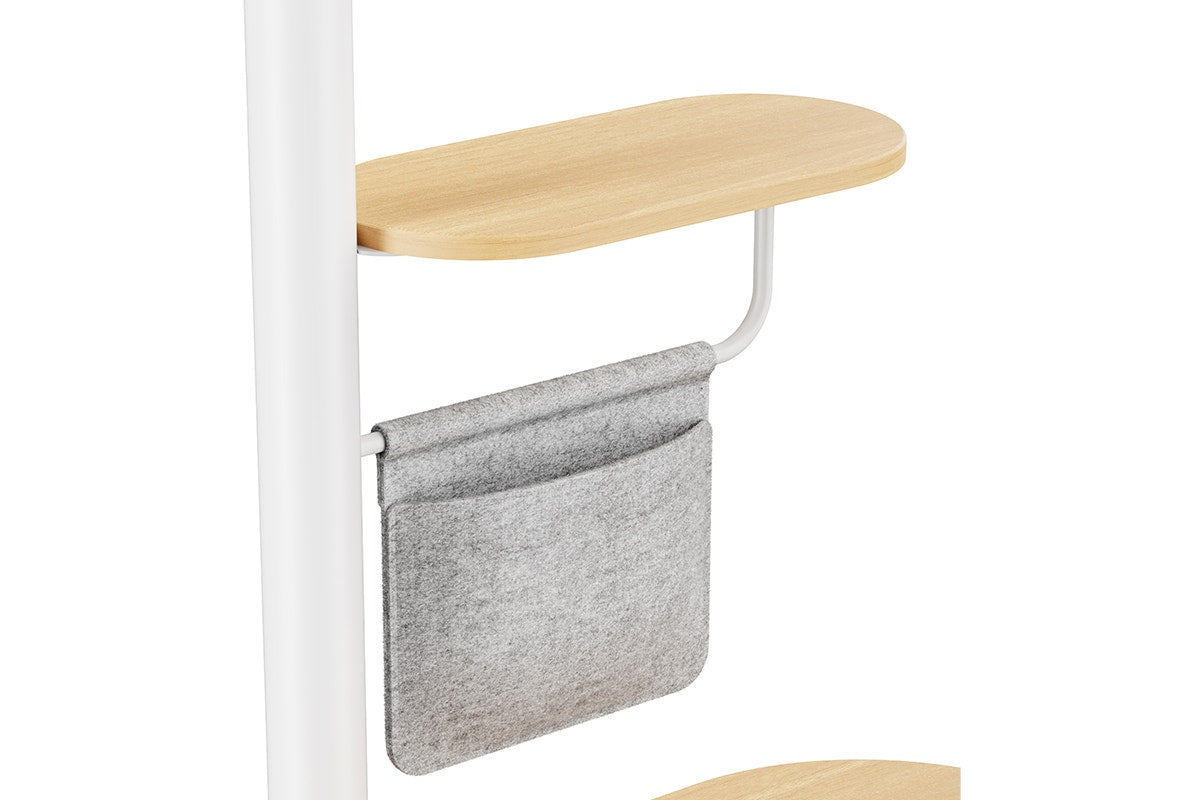 Kogan Portable TV Display Stand with Shelf for 17" - 43" TVs (White)