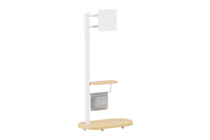 Kogan Portable TV Display Stand with Shelf for 17" - 43" TVs (White)