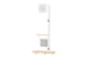 Kogan Portable TV Display Stand with Shelf for 17" - 43" TVs (White)